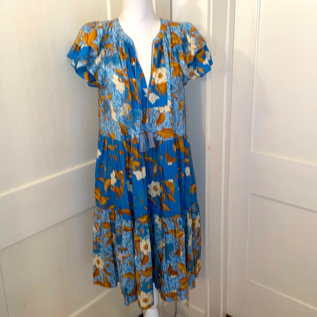 Ulla Johnson Blue Gail Dress